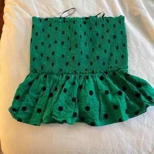 Zara Polka Dotted Mini Skirt